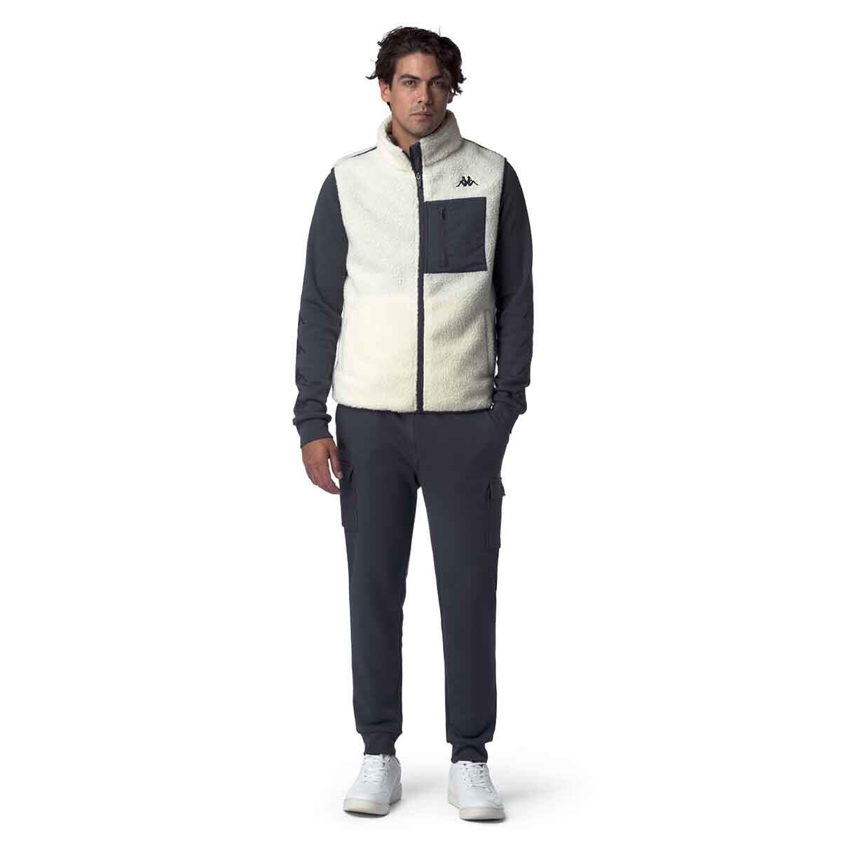 Veste sans manches homme Ghiro blanc, gris 5/7