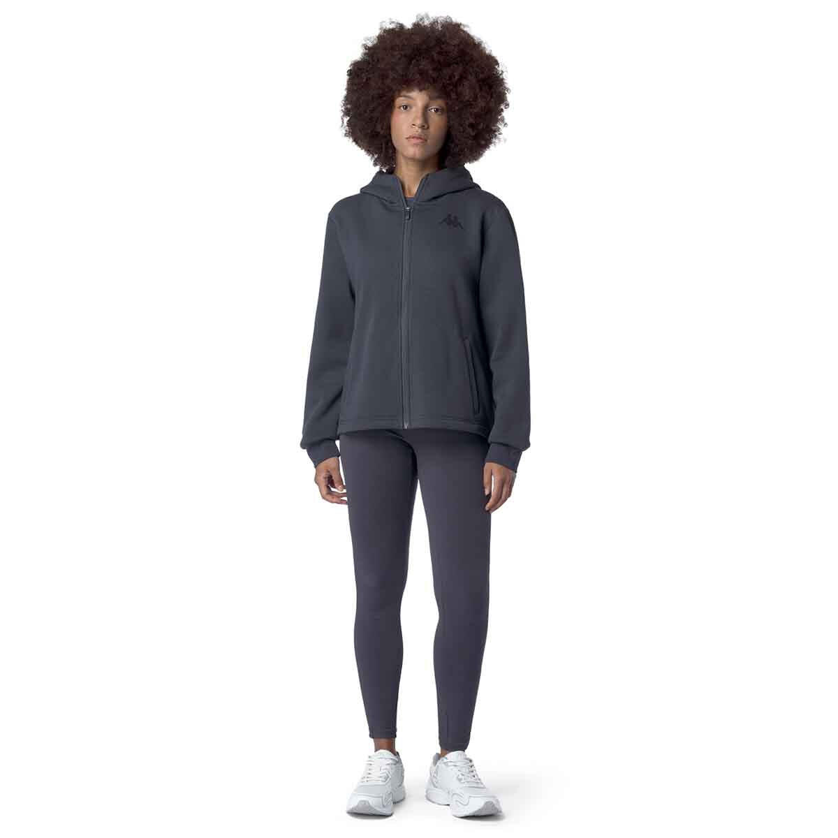 Veste à capuche manches longues femme Grittin gris 4/7