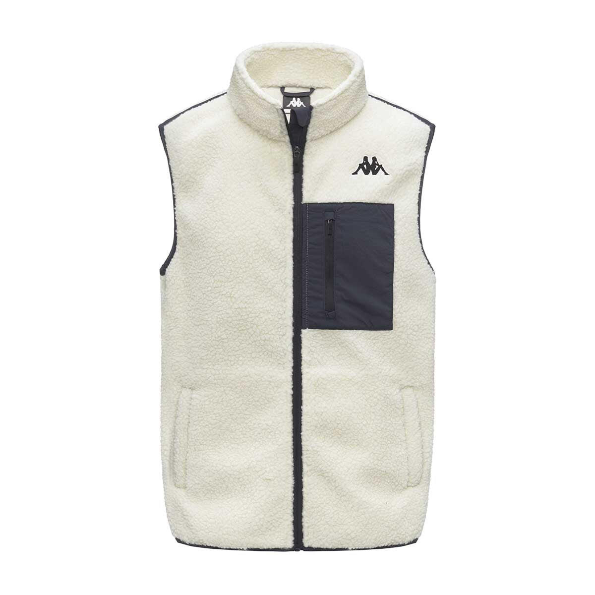 Veste sans manches homme Ghiro blanc, gris 1/7