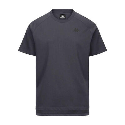 T shirt maglietta da uomo in cotone grigio da palestra