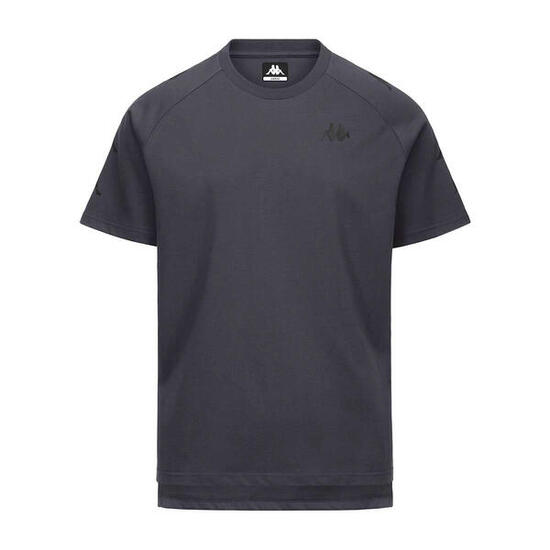 T shirt maglietta da uomo in cotone grigio da palestra