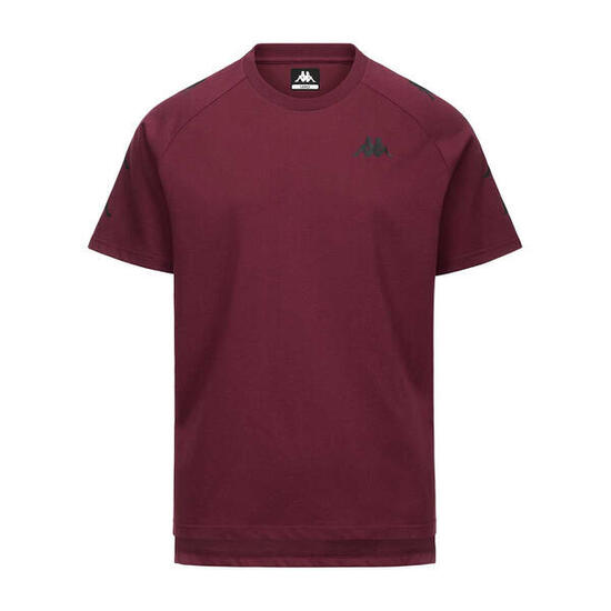 T shirt maglietta da uomo in cotone rosso da palestra
