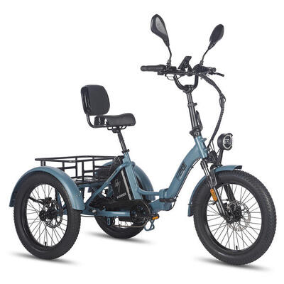 Triciclo elettrico pieghevole Fafrees F20 MATE batteria da 48 V 2345 Ah