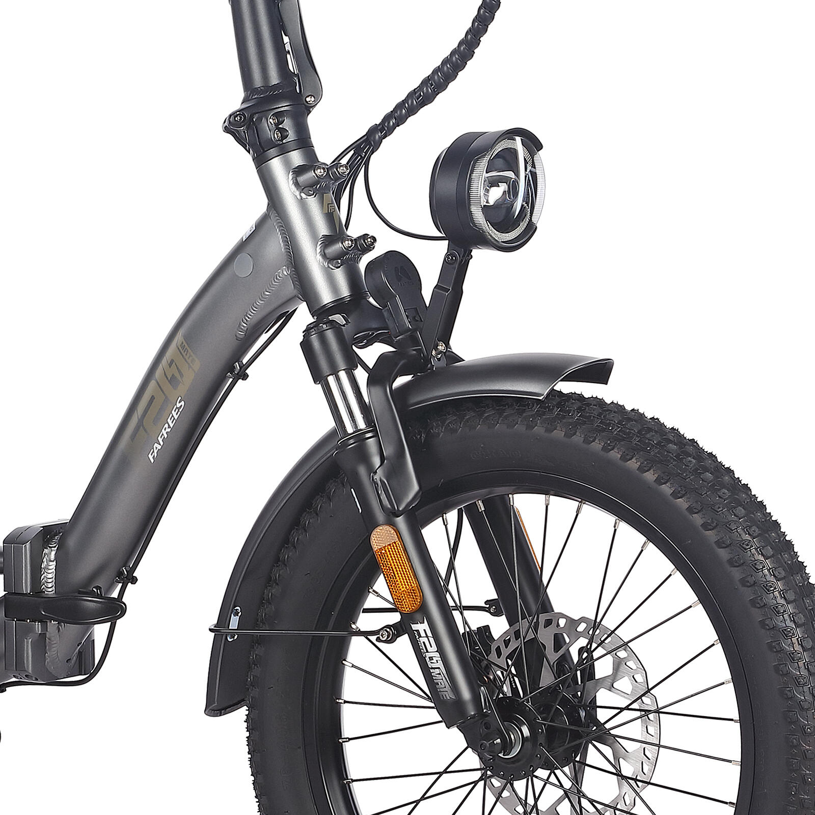 Triciclo Elétrico FAFREES F20 Mate com Bateria de 48V e 23,45Ah 6/7