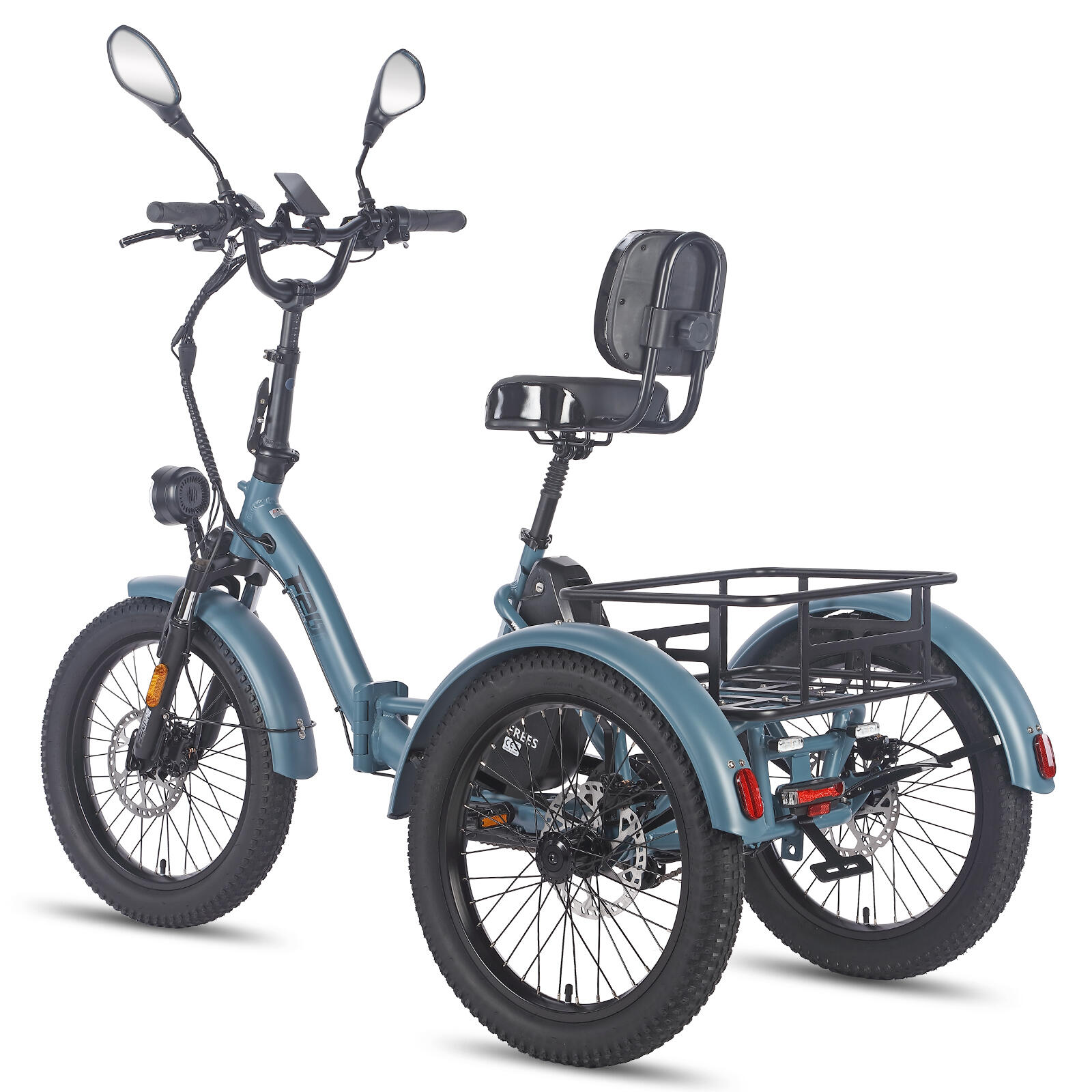 Triciclo Elétrico FAFREES F20 Mate com Bateria de 48V e 23,45Ah 2/7