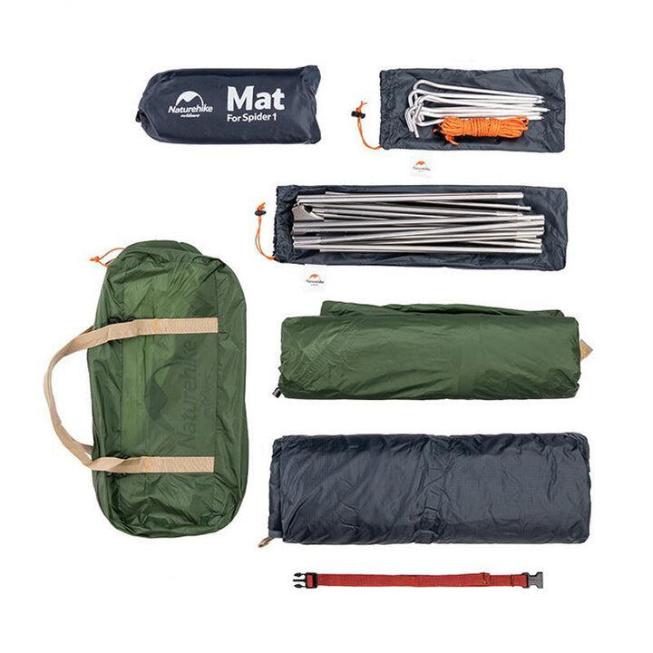Tienda de Campaña Ultraligera individual azul 6/6