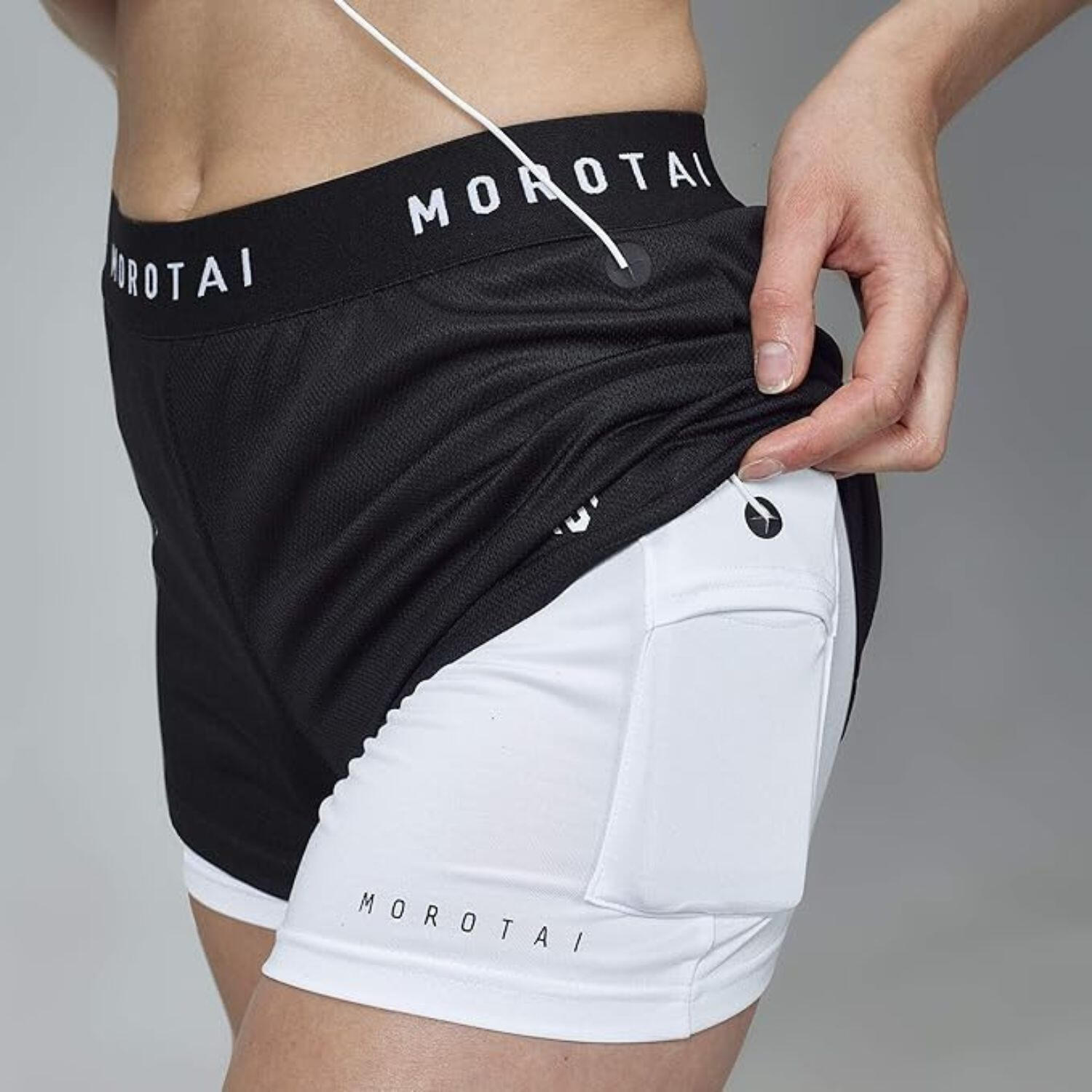 Pantalón corto de entrenamiento Morotai Naka, mujer 6/7