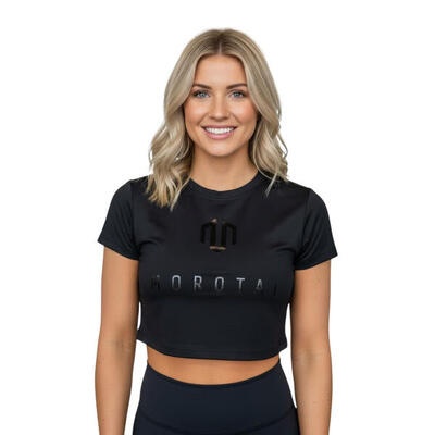 Damestrainingsshirt morotai mesh double layer crop top