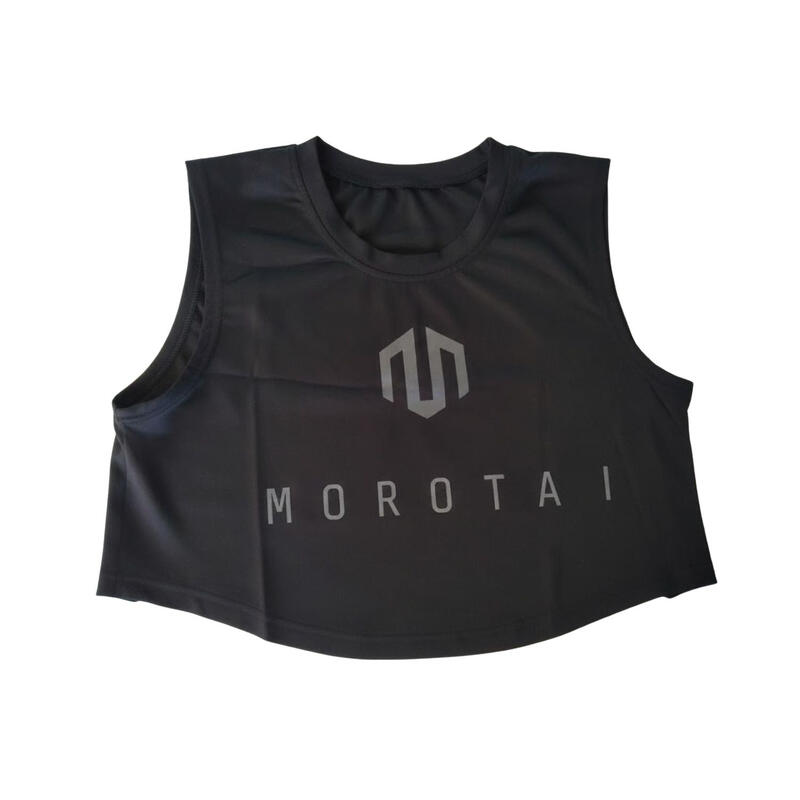 Tricou de antrenament pentru femei Morotai Mesh Double Layer Crop Top