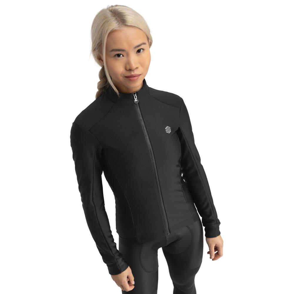 Women Cycling 's softshell jacket J1 Vermont Black
