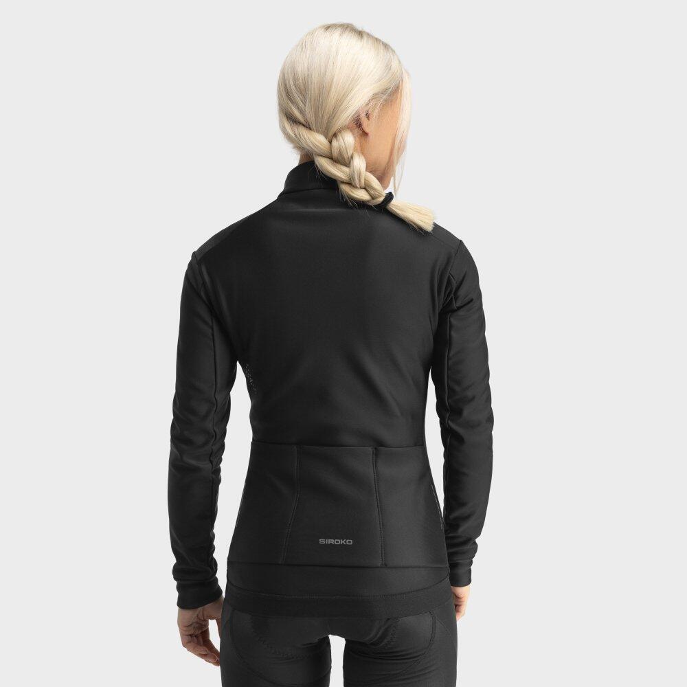 Damen Radsport softshell-fahrradjacke für J1 Vermont Schwarz 6/7