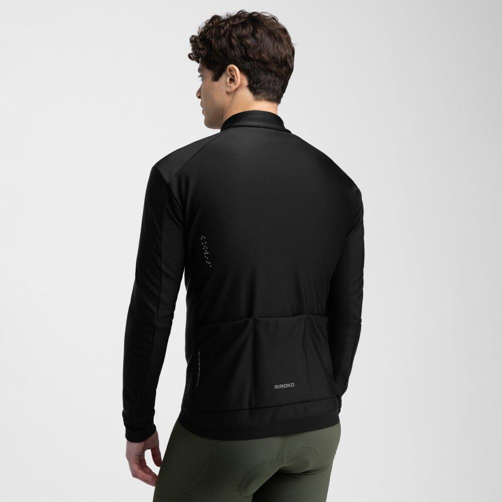 Giacca da ciclismo softshell da uomo J1 Furkapass Nero 6/8