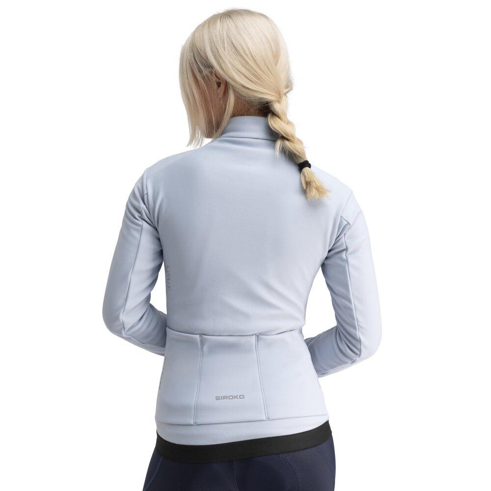 Damska kurtka rowerowa softshell Kolarstwo Siroko J1 Bluebell 2/8