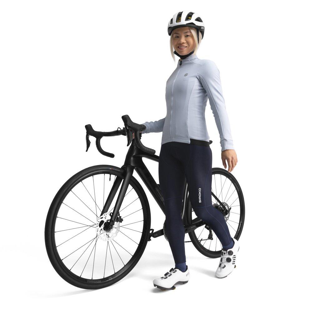 Damska kurtka rowerowa softshell Kolarstwo Siroko J1 Bluebell 3/8