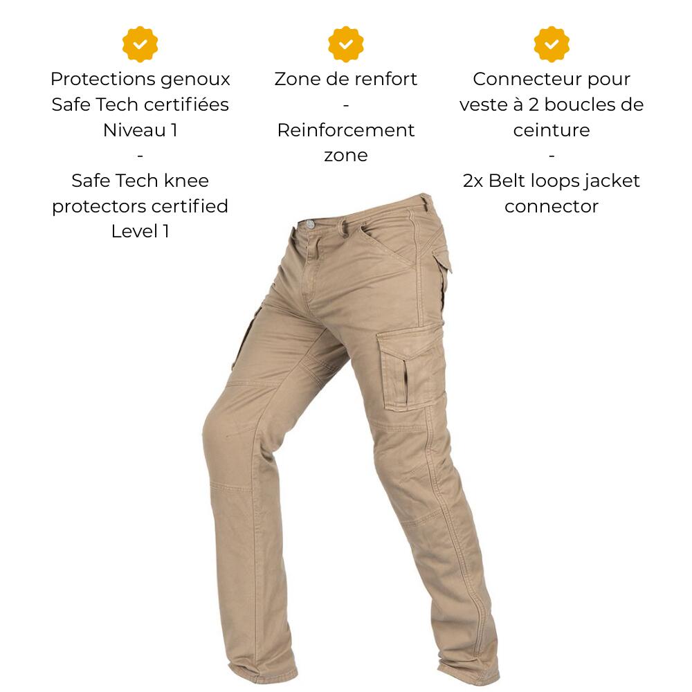Pantalon Moto HOMME Certifié | BATILIUS MOTOBLOUZ 3/7