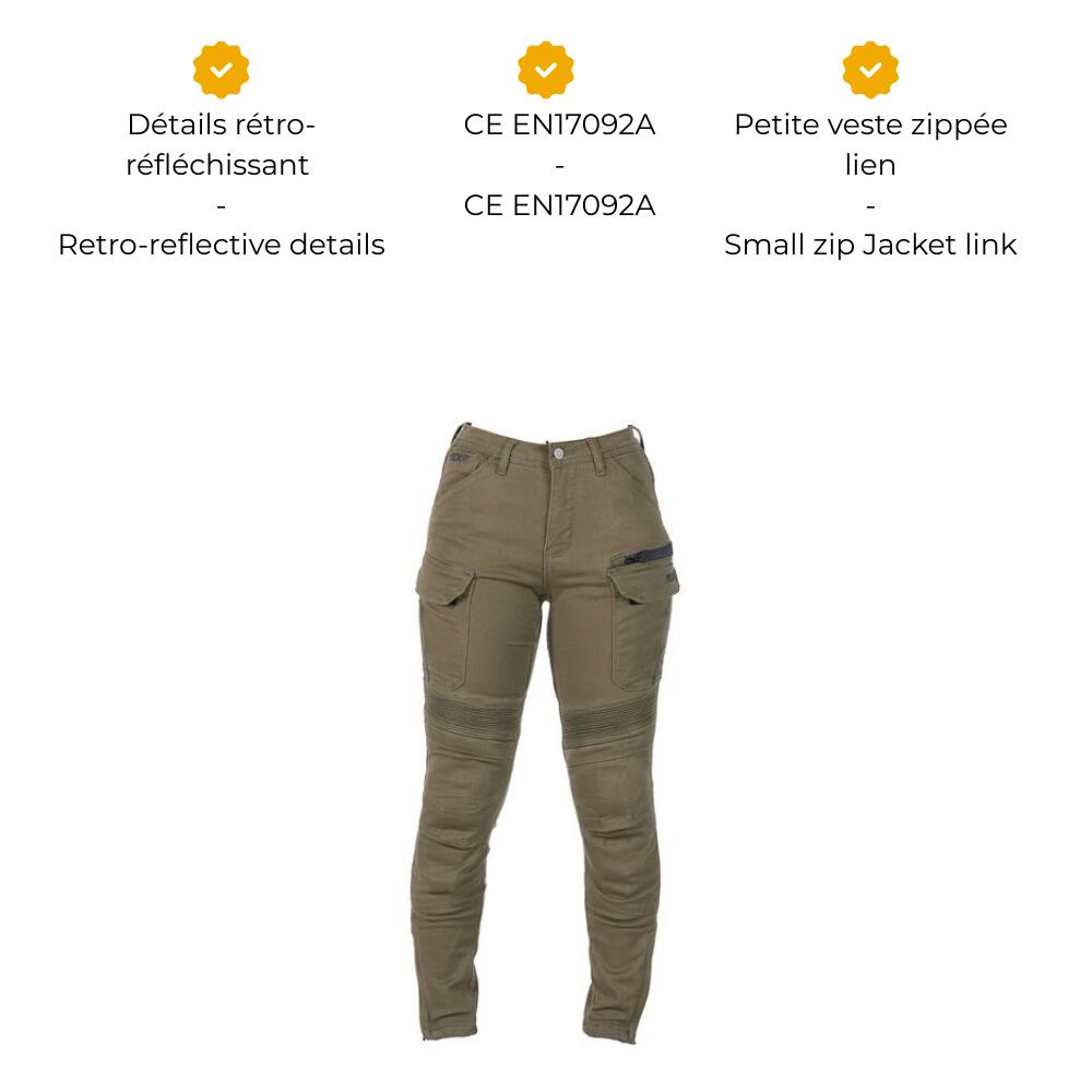 Pantalon moto femme certifié | VICKI LADY 5/7