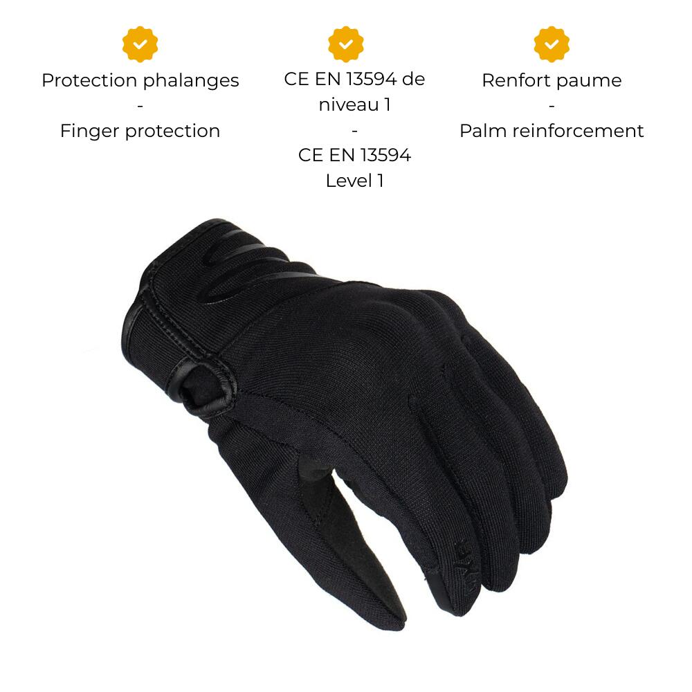 Gants Moto Homologués CE GLOW LADY MOTOBLOUZ 3/7