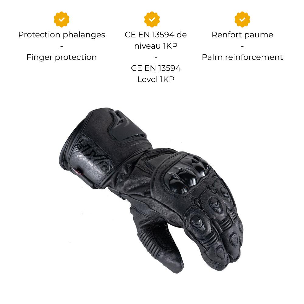 Gants Moto Homologués CE BORGATTI  WARM MOTOBLOUZ 3/7