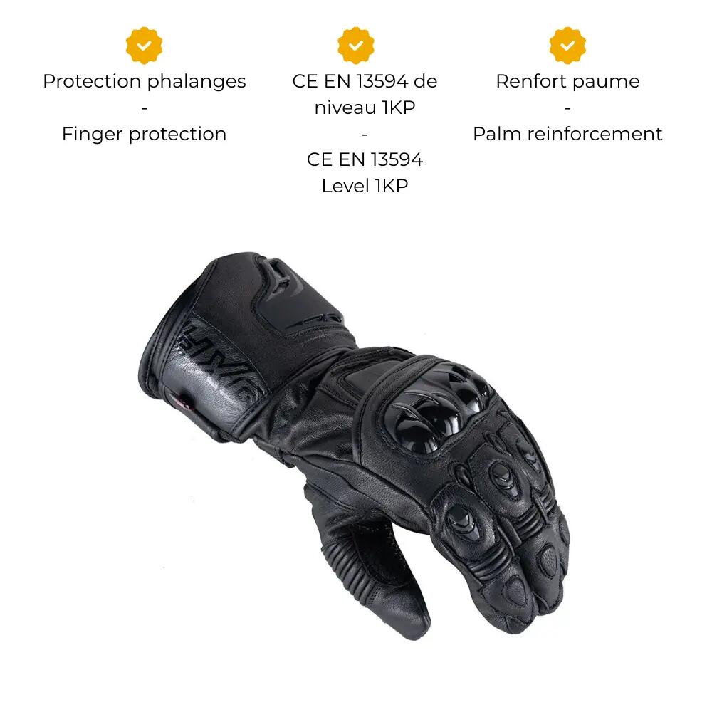 Gants moto homologués CE BORGATTI  WARM 5/7