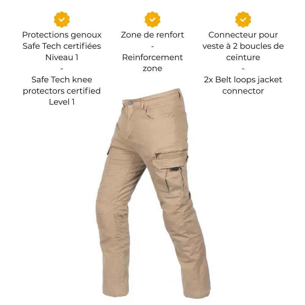Pantalon moto homme certifié | NAZAIRE 5/7