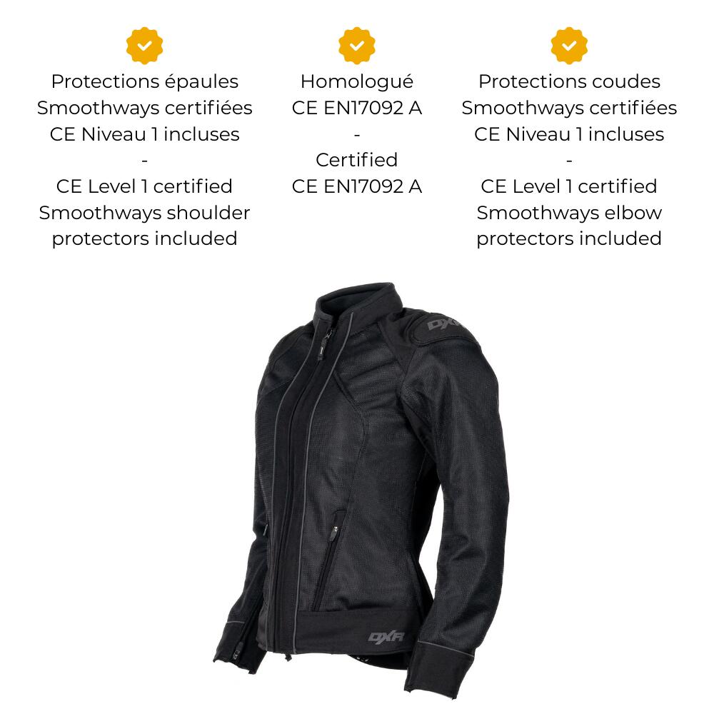 Blouson Moto FEMME Certifié | STREAM AIR EVO DX-DRY LADY MOTOBLOUZ 3/7