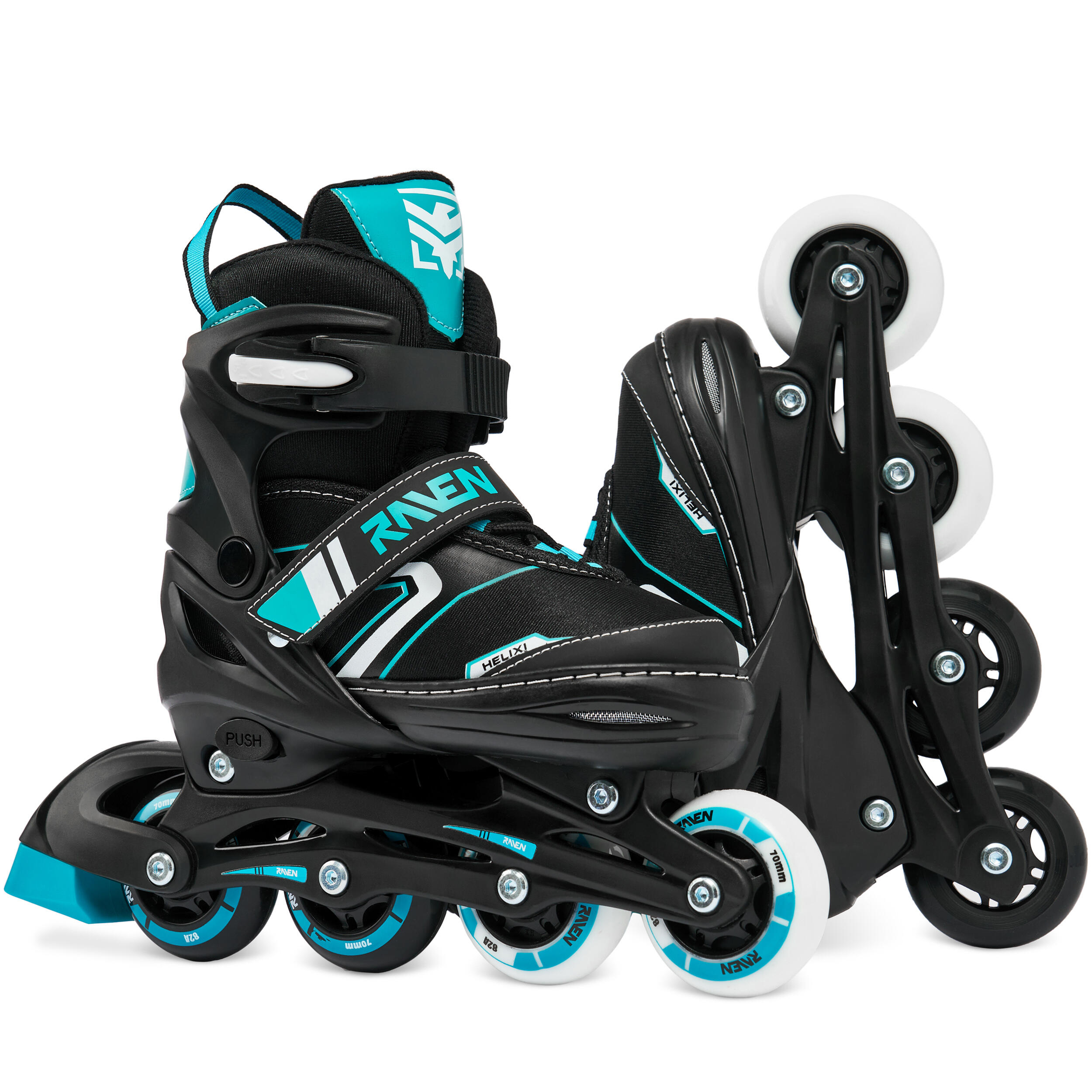 Patines 2en1 Ajustables Helixi LED Ruedas 2/7