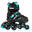 Role reglabile RAVEN Helixi (LED), Negru/Turcoaz