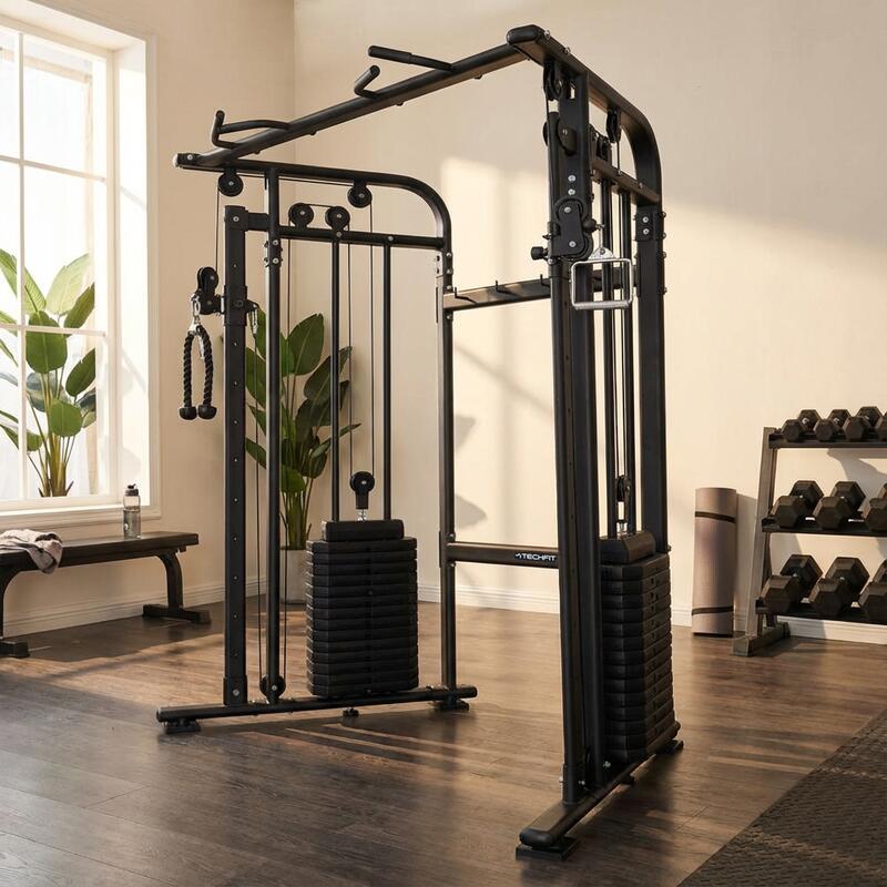 Aparat Multifunctional TECHFIT CX-8000, 150 Kg in total (75 kg per statie)