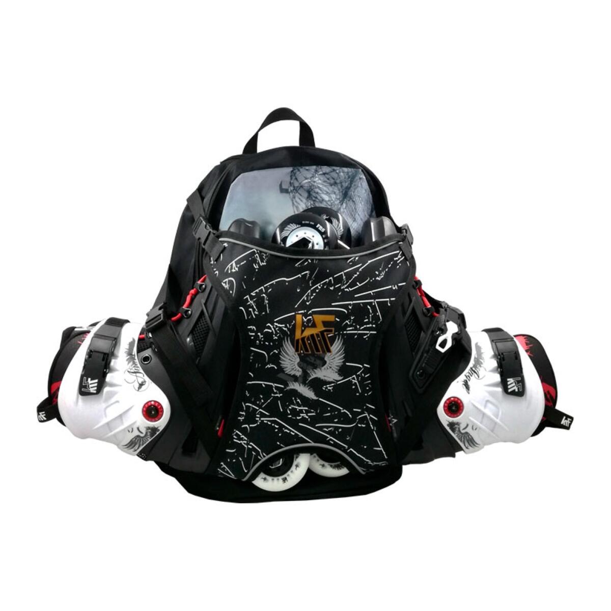 MOCHILA PATINES KRF ALCATRAZ BLACK 3/6