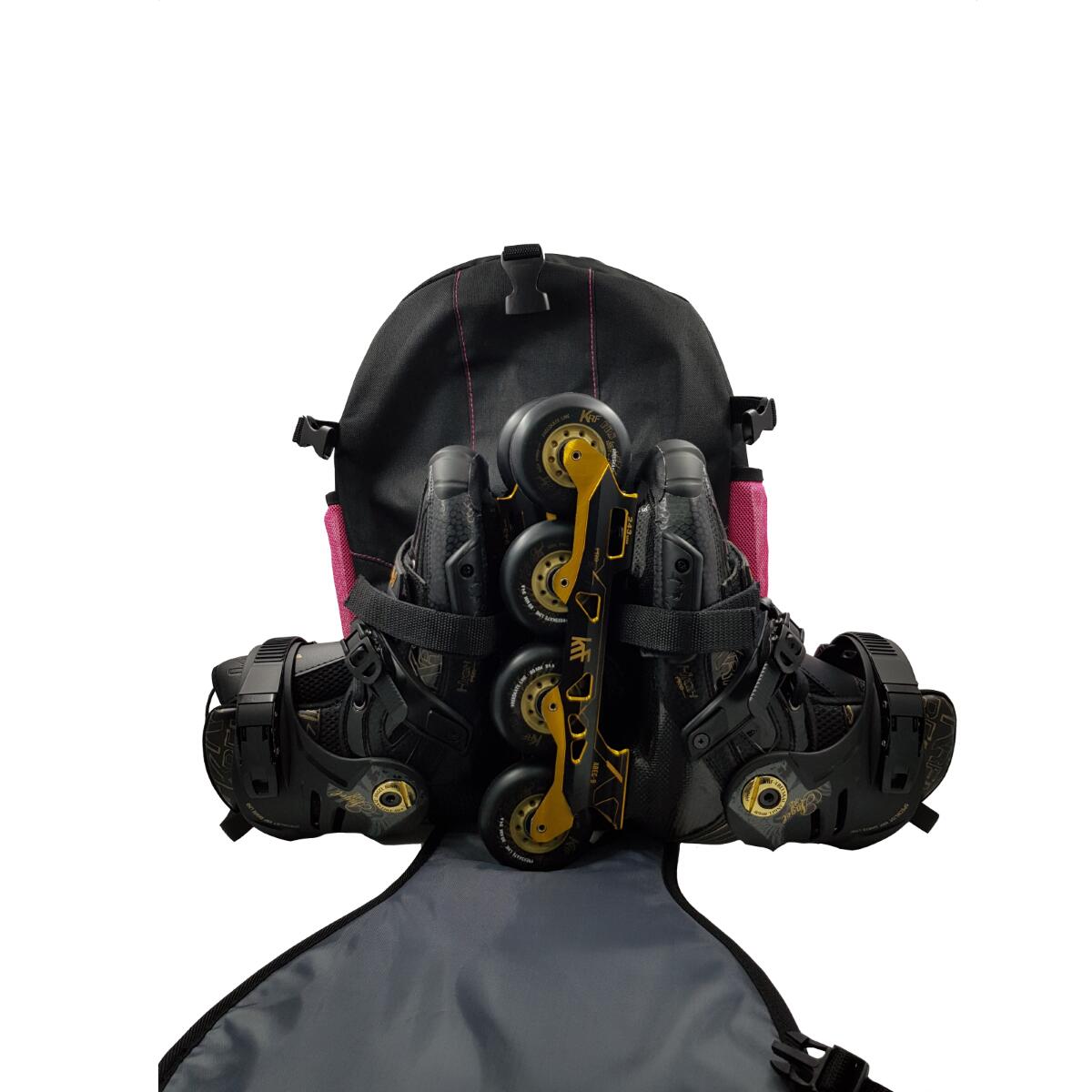 MOCHILA PATINES NEW YORK BLACK/PINK 3/7