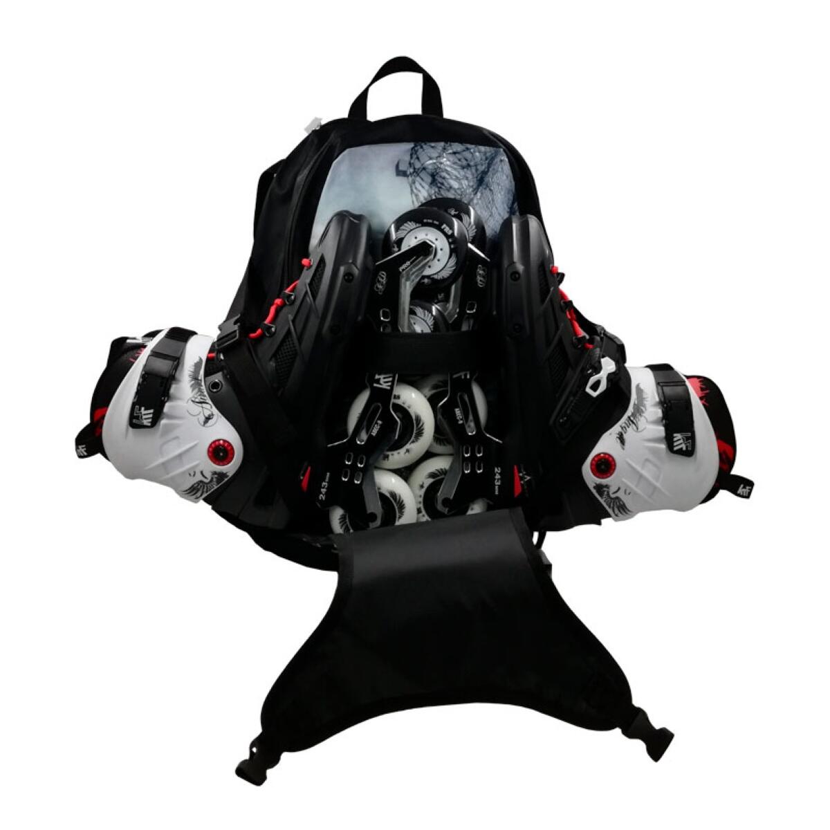 MOCHILA PATINES KRF ALCATRAZ BLACK 4/6