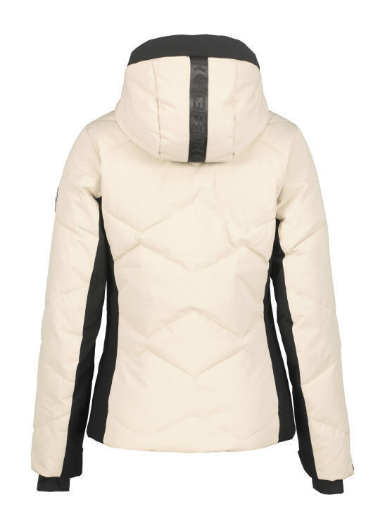Icepeak Ellinwood Ski Jas Dames - Beige/Zwart 7/7