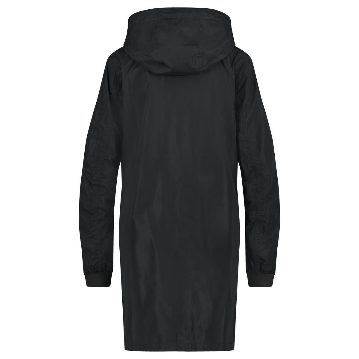 Long Bomber Regenjacke  Damen Black 2/3