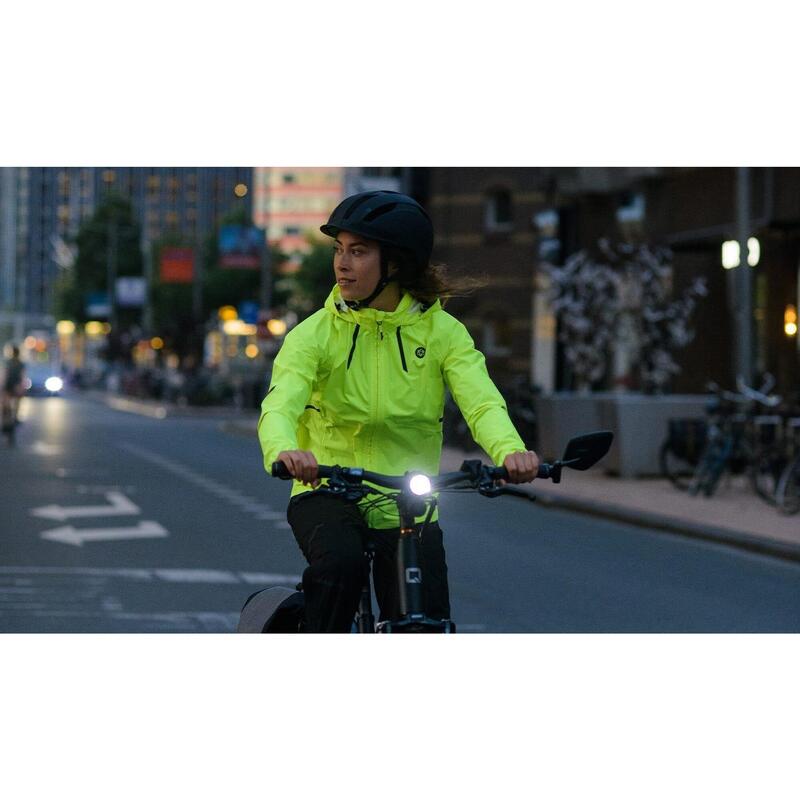 Compact Rain Jacket Commuter Women Hi-vis Yellow