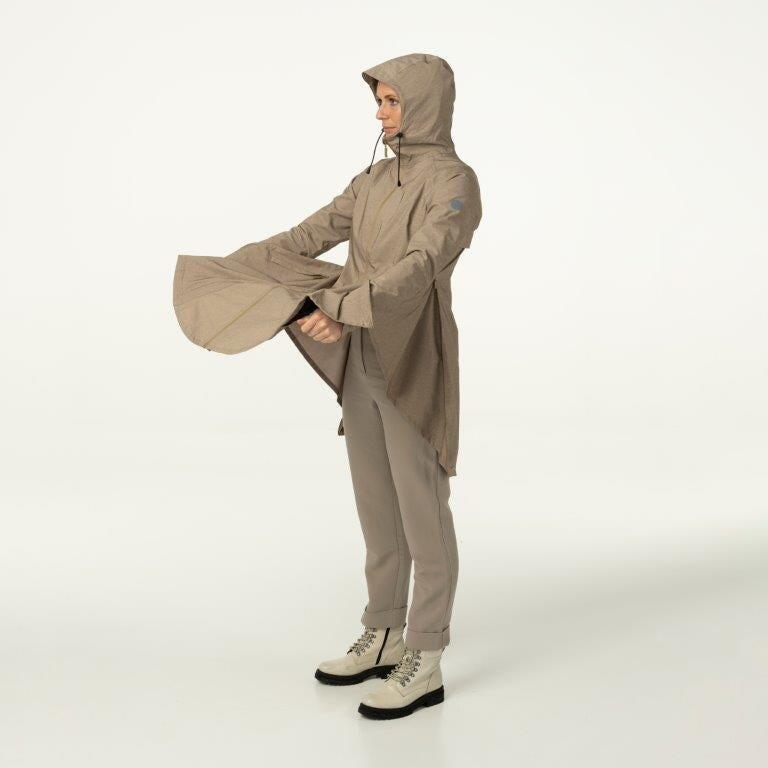 SEQ Chaqueta de lluvia Urban Outdoor Mujeres Lead Grey 3/7
