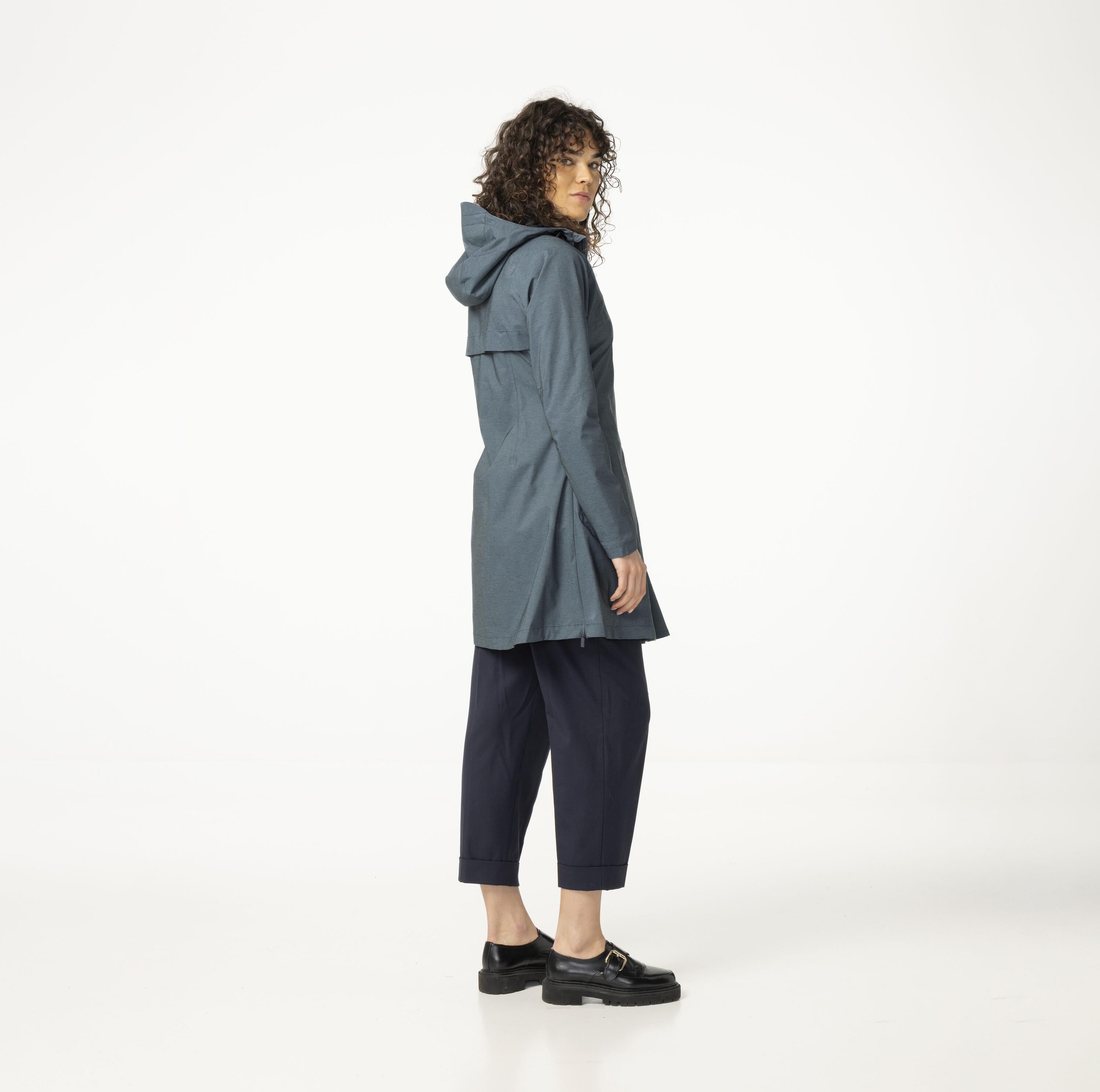Seq 10k Regenjacke  Damen Steel Blue 3/7