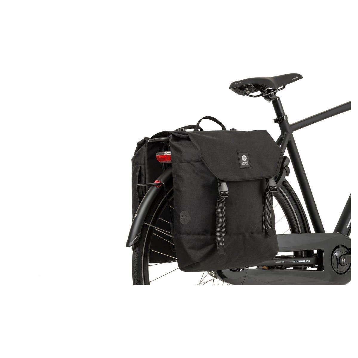 DWR Doppelte Fahrradtasche Urban Black 2/7