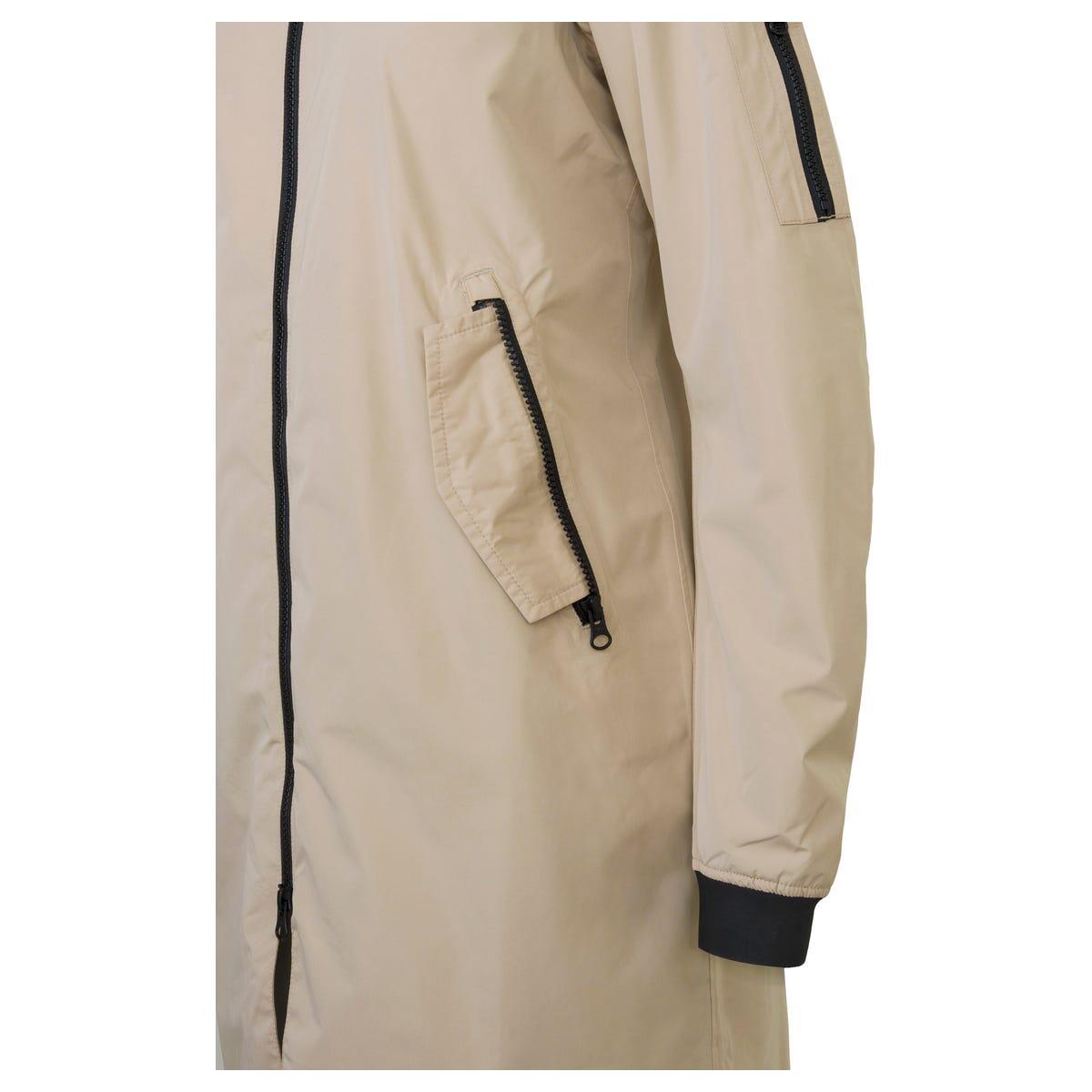 Long Bomber Giacca antipioggia Urban Outdoor Donne Cement 7/7