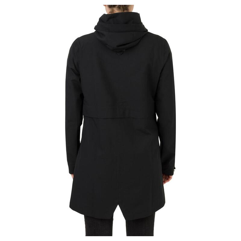 Parka Rain Jacket  Women Black