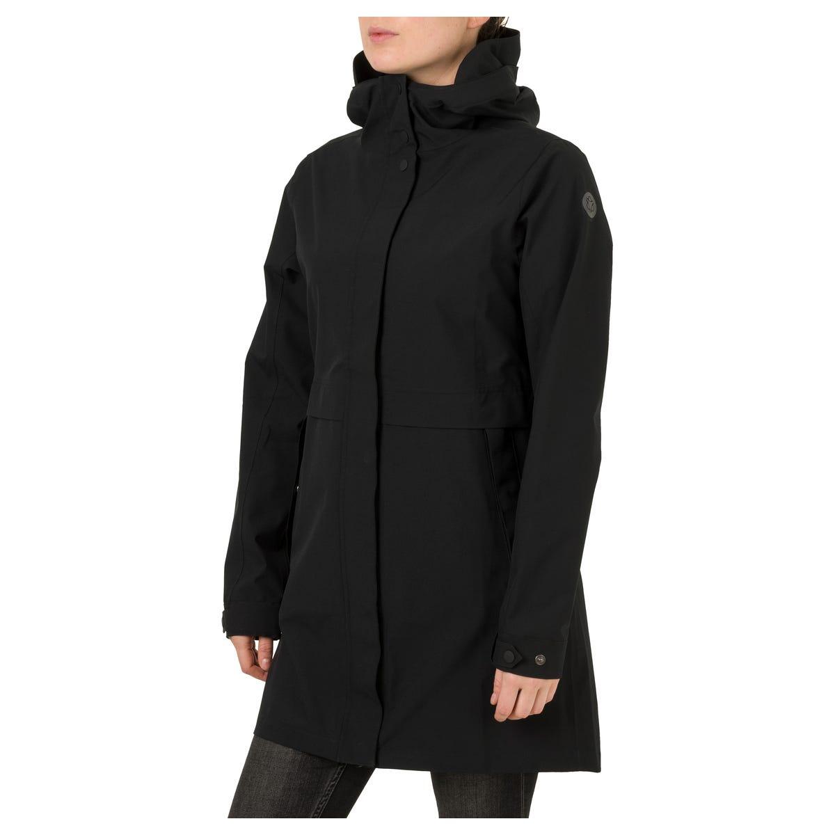 Parka Chaqueta de lluvia Urban Outdoor Mujeres Black 2/7