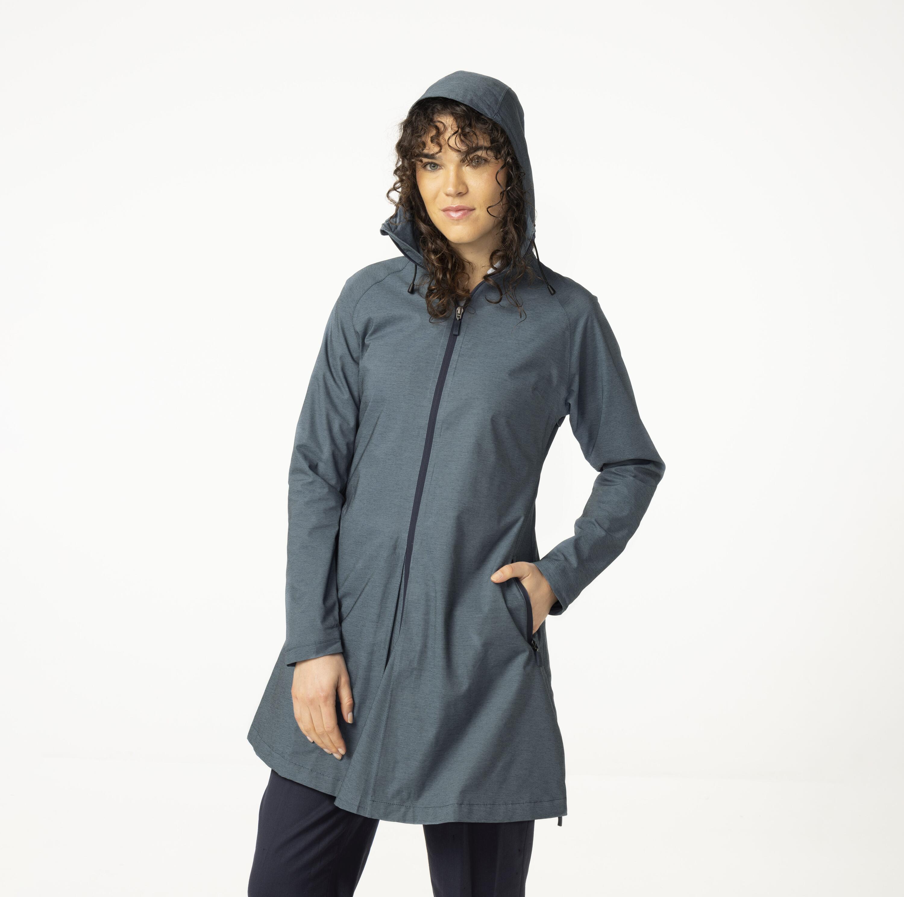 Seq 10k Regenjacke  Damen Steel Blue 4/7