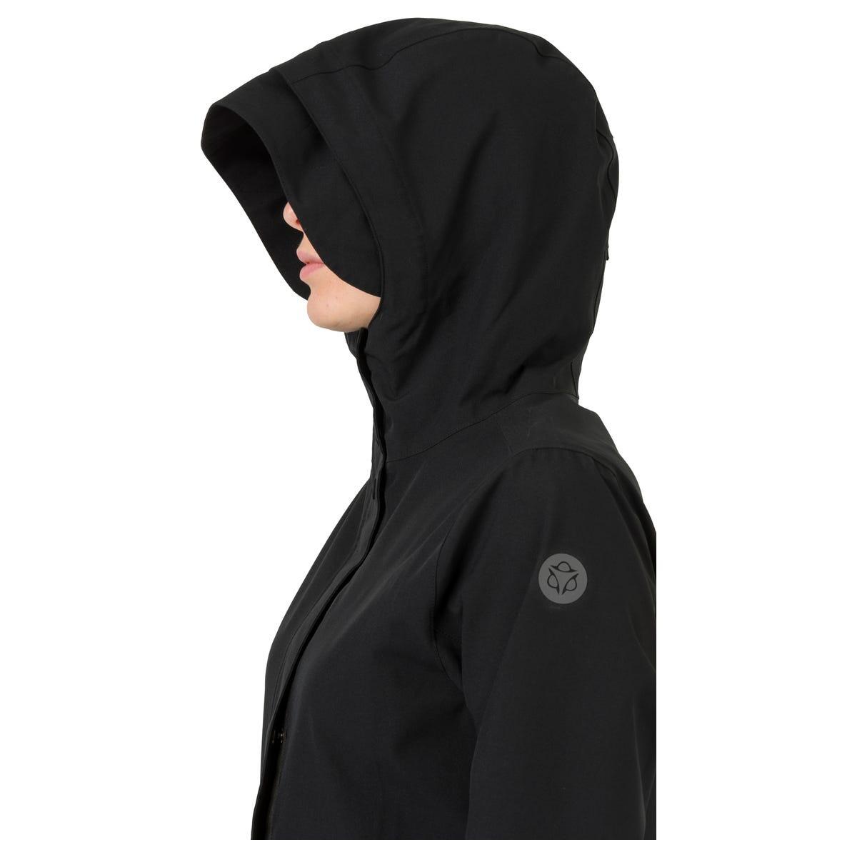 Parka Chaqueta de lluvia Urban Outdoor Mujeres Black 6/7