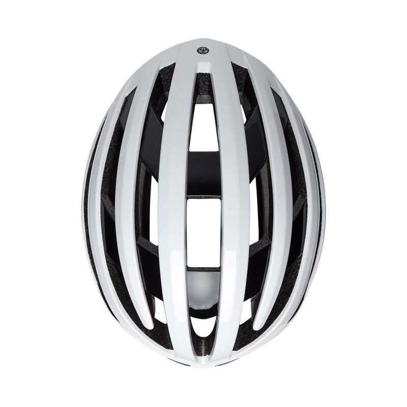 Cască de ciclism aerodinamică cu ventilație Subsonic albă