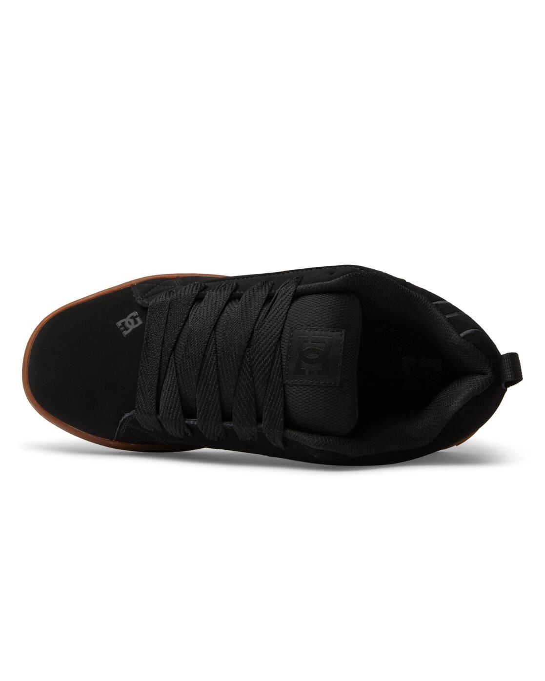 Chaussures en cuir COURT GRAFFIK Noir Homme 4/4