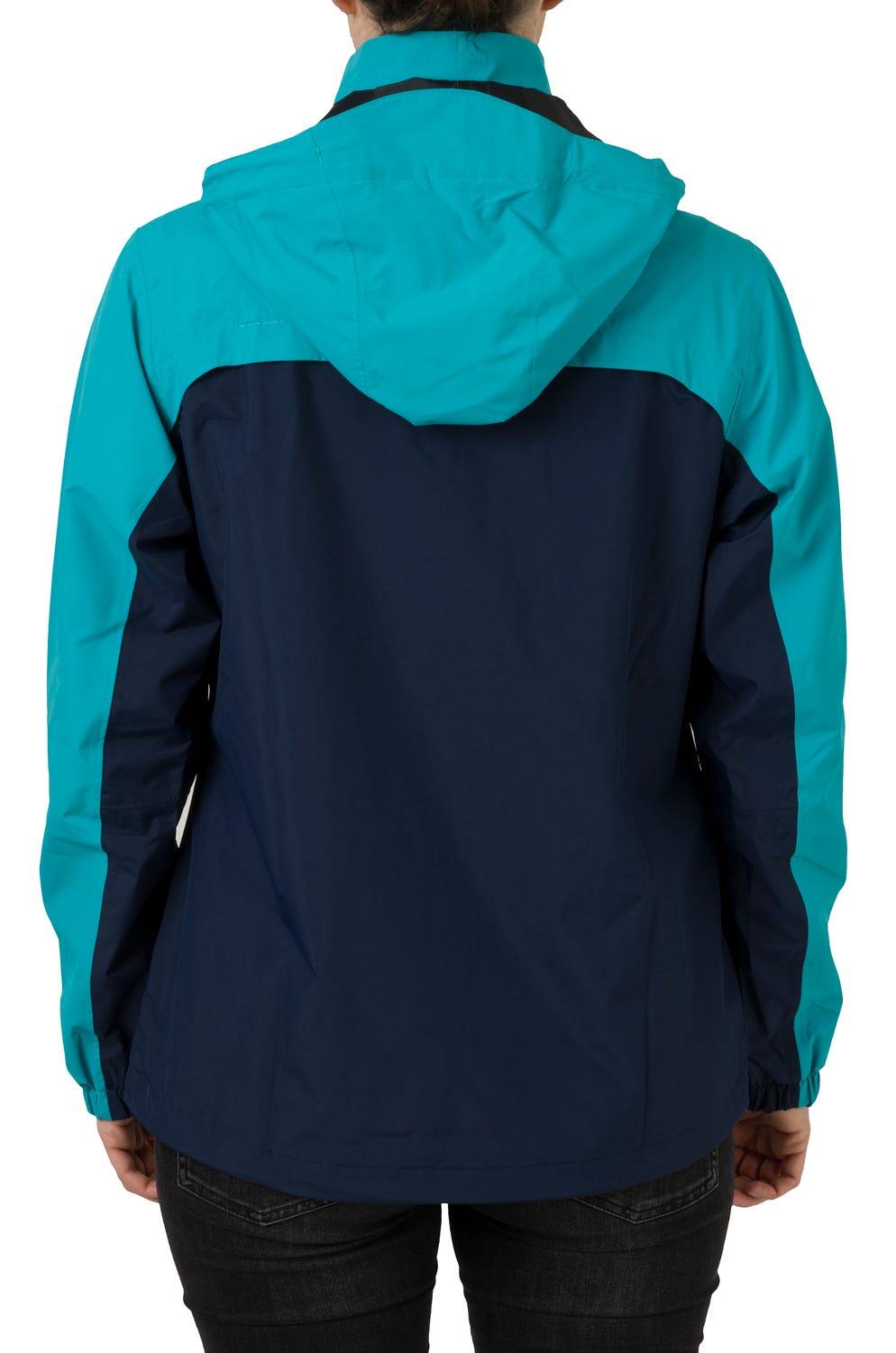 Section Regenjas Essential Dames Mint Navy 3/7