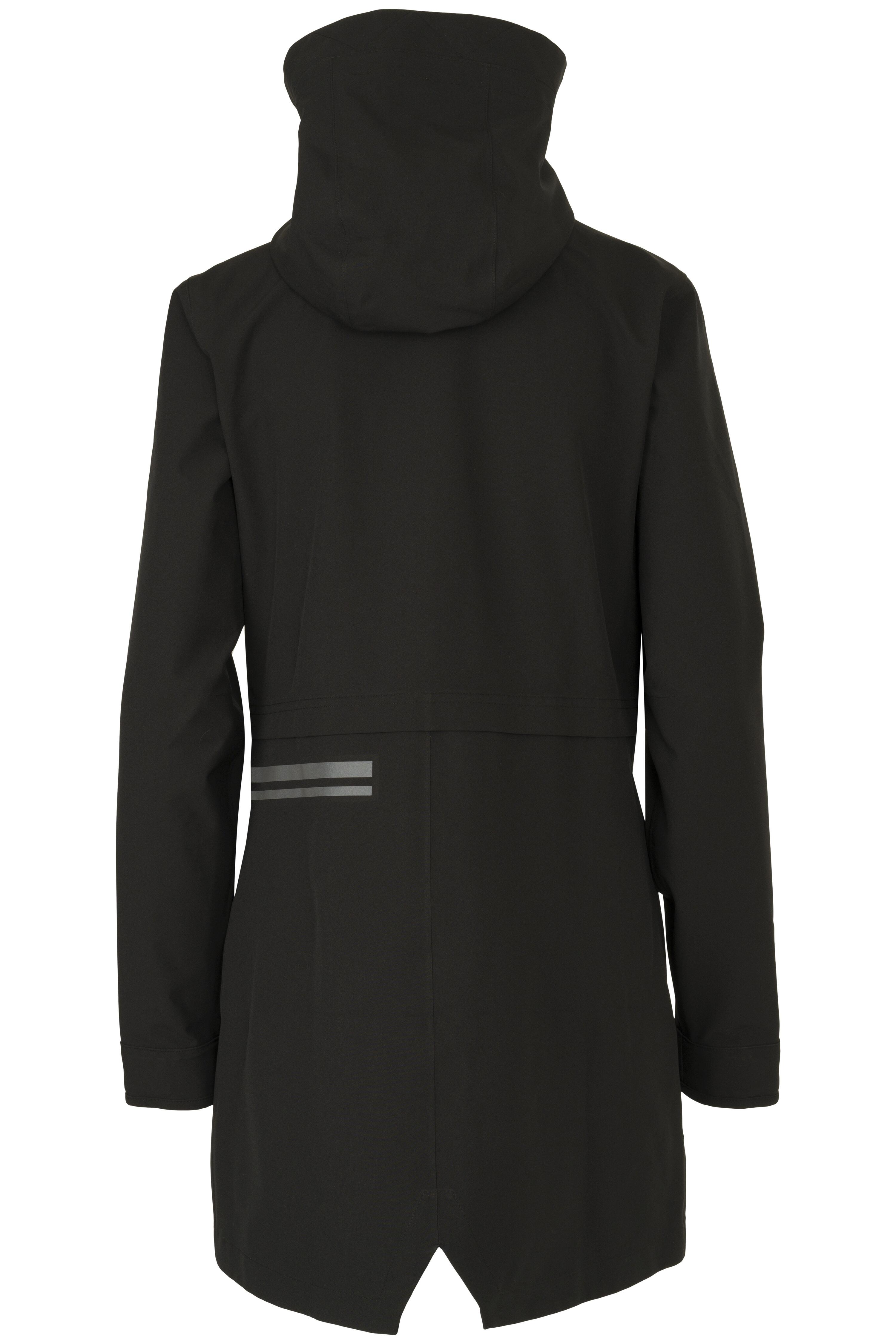 Parka Giacca antipioggia Urban Outdoor Donne Black 2/6