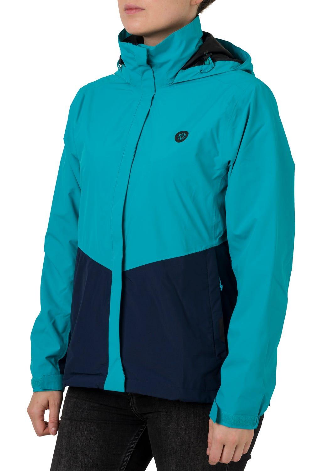 Section Regenjas Essential Dames Mint Navy 2/7