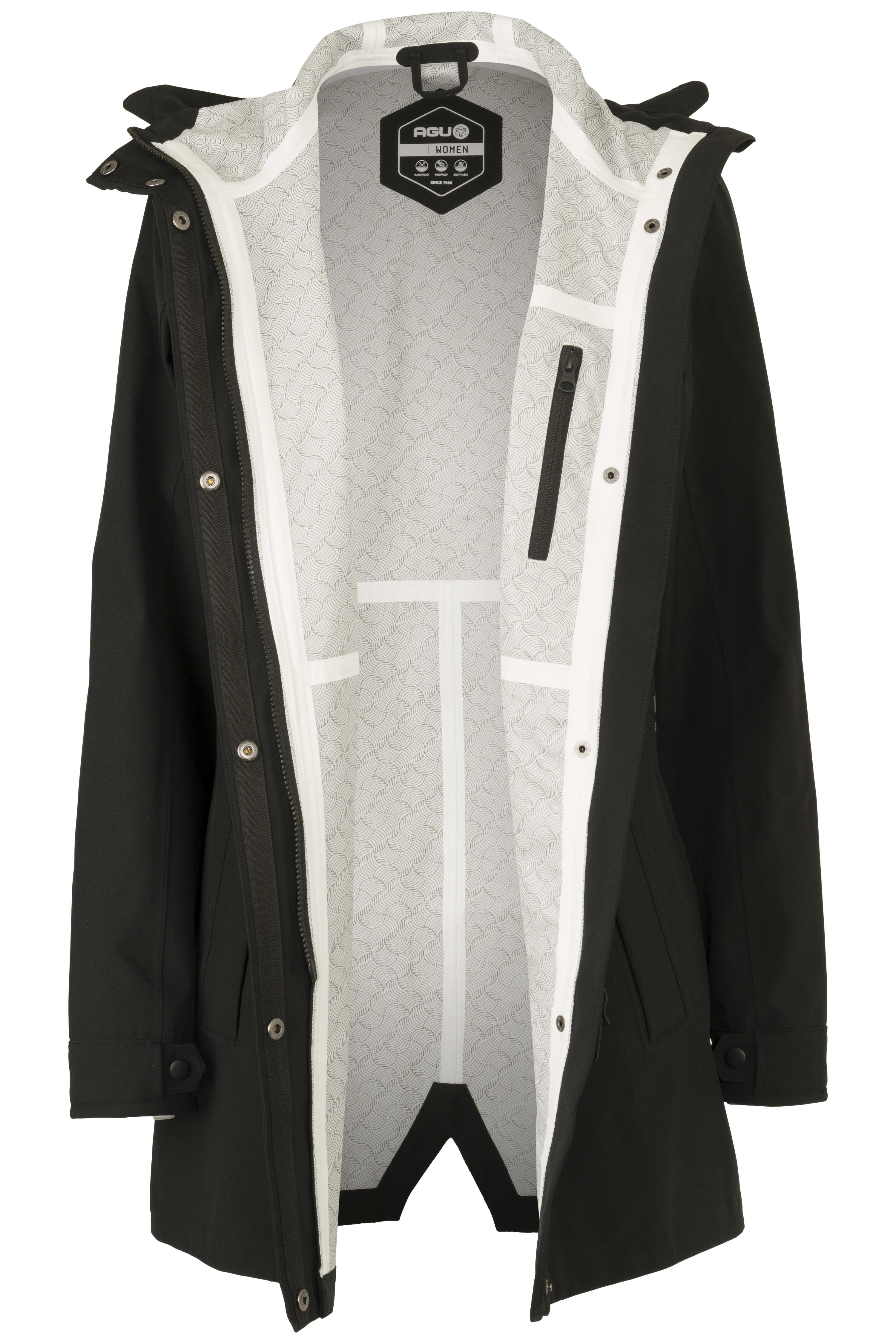 Parka Giacca antipioggia Urban Outdoor Donne Black 4/6