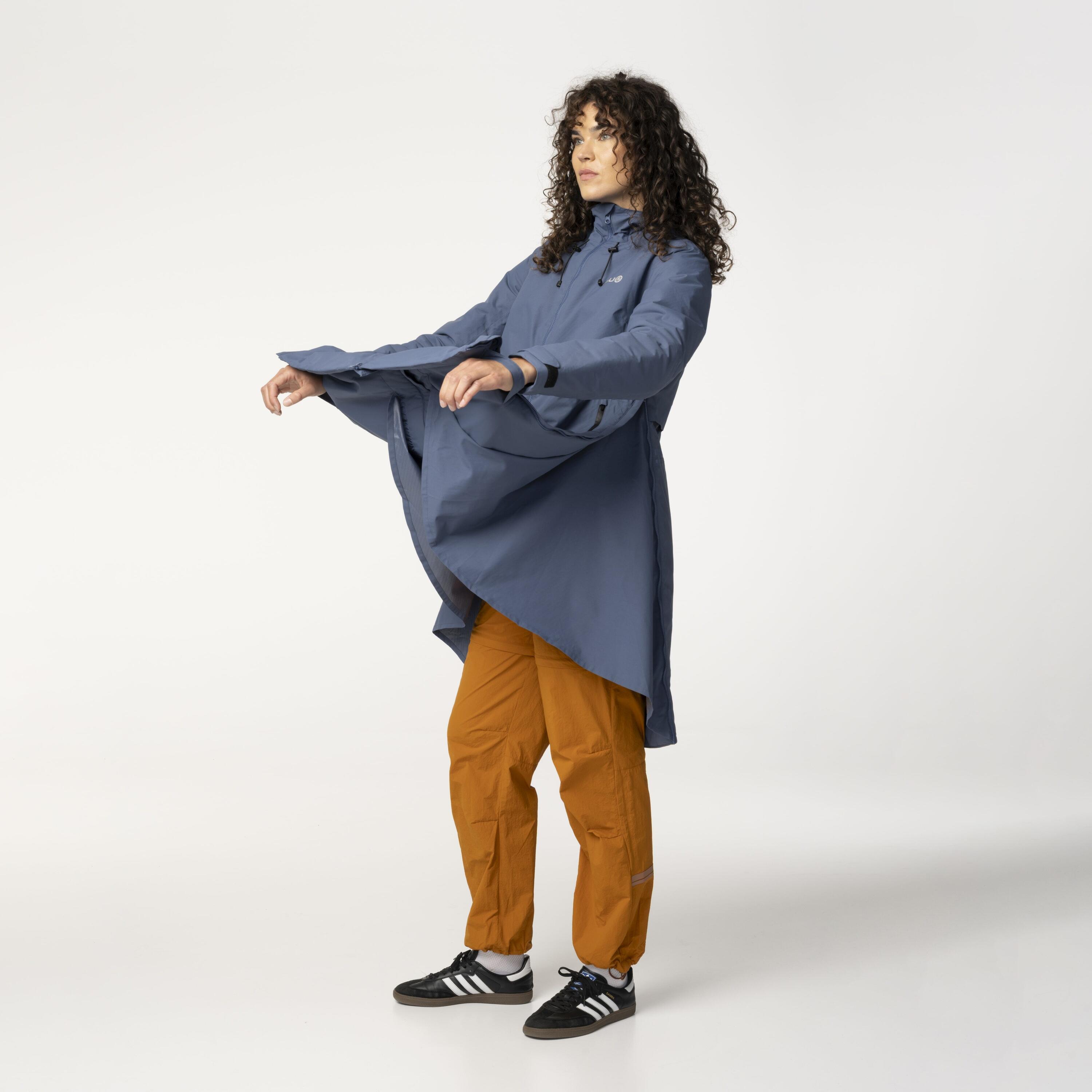 Seq II Veste de pluie en hiver  Femme Denim Blue 6/7