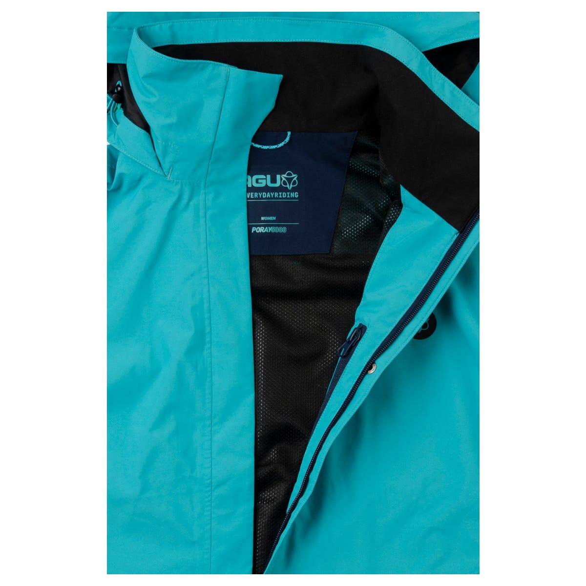Section Regenjas Essential Dames Mint Navy 6/7